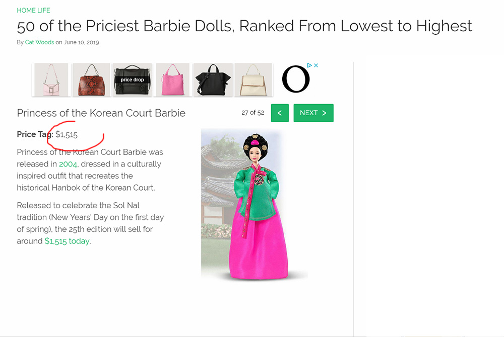 Une collectionneuse de poupées Barbie dévoile ses trésors