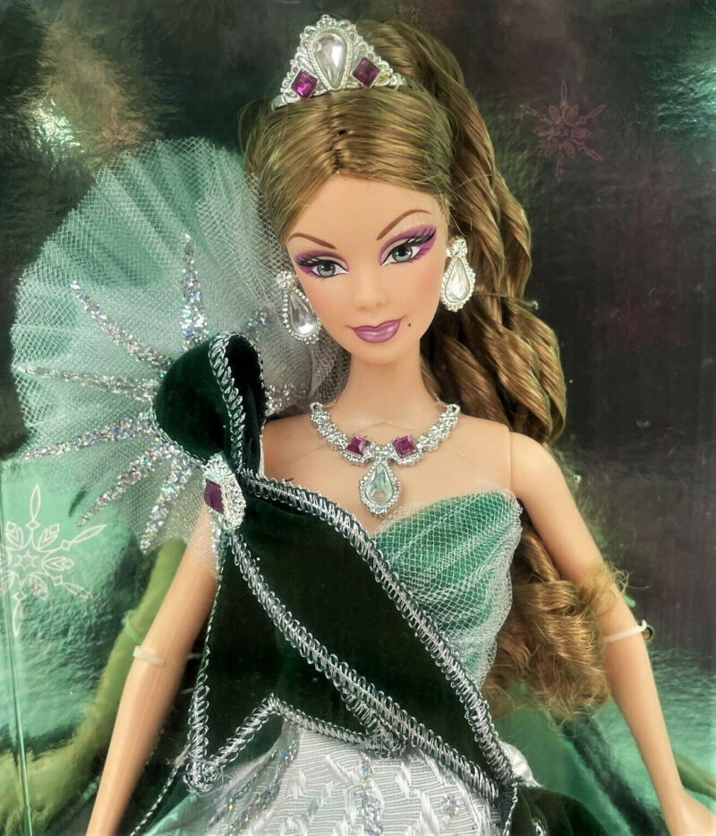 Lot De 3 Poupées Barbie De Noël Holidays Modèle Muse Blonde - Habits D'origine, Occasion Collector